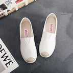 Pure White Canvas Shoes / 35