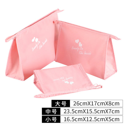 Mesh cosmetic bag suit portable mini South Korea travel cute storage simple wash storage cosmetic bag