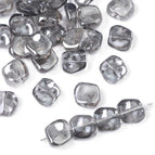 12 × 11mm thick, about 5mm aperture, about 1mm20 pieces/bag / Crystal Black
