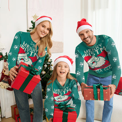 Cross-Border European and American Clothing Autumn and Winter Women's Sweaters Casual Family Clothing Christmas Sweaters Christmas Sweater
