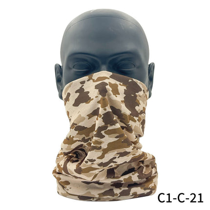 Outdoor Seamless Versatile Magic Headscarf for Men and Women, Cycling Mask, Neck Gaiter, Windproof Neck Scarf, Summer Sun Protection, Quick-Drying
