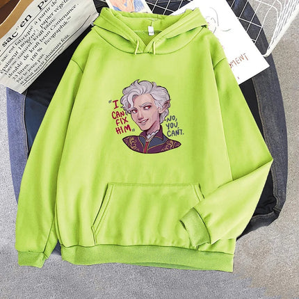 I Can Fix Him Print Hoodie Baldur's Gate 3 Astarion Manga Grap