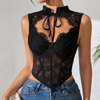 Black [with steel ring and no breast pad] / XS