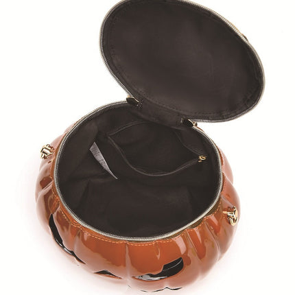 European and American Fashion 2025 Casual Halloween Cross-Border Hot Sale Personalized Stereo Pumpkin Head Bag Shoulder Crossbody Women's Bag