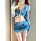 tie-dyed blue / L (50.00 kg-55.00 kg