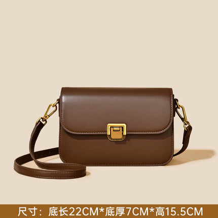 Vansiman Women's Bag Spring and Summer Bag Women's Crossbody Bag High-end Underarm Bag Bags Shiling Bag Leather Bag