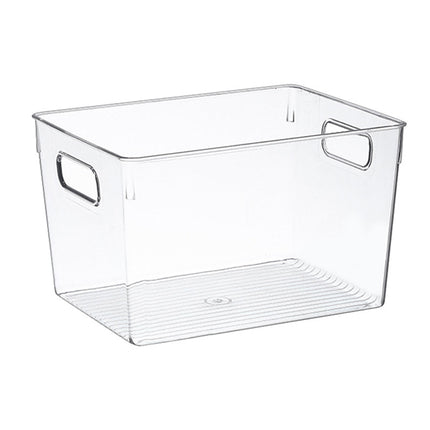 Desktop Storage Box Transparent Acrylic Box Can Be Stacked Kitchen Snack Storage Basket Cosmetics Mask Storage Box