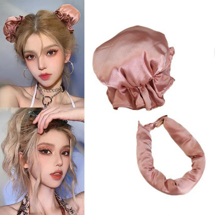 Tiktok new no heat curling stick lazy no heat sleep wave curling stick curling suit