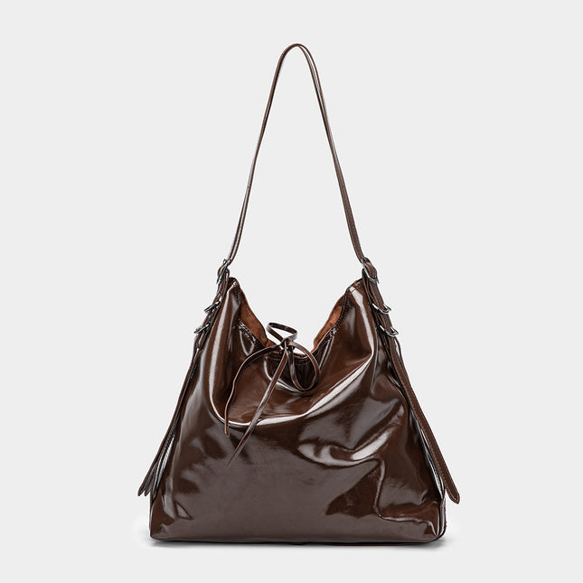 Z's 2025 Spring New Product Cross-Border Trendy Women's Bag New Year Series Buckle Decoration Large Capacity Shoulder Bucket Bag