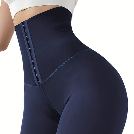 Tummy Control Butt Lifting Leggings with Front Hook,