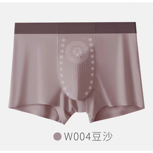 Ice silk men's underwear men's negative ion moisture absorption antibacterial 5A antibacterial crotch boys boxer shorts head fast hand explosions