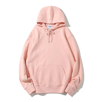 Men's autumn AG300g health cloth solid color hooded vests men's cross-border fashion brand men's coat printing wholesale