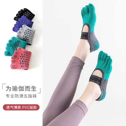 Pilates Sports Yoga Non-Slip Socks Breathable Fitness Floor Sports Socks Thin Professional Non-Slip Socks Wholesale