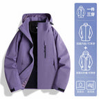 [same style for men and women] dark purple / S