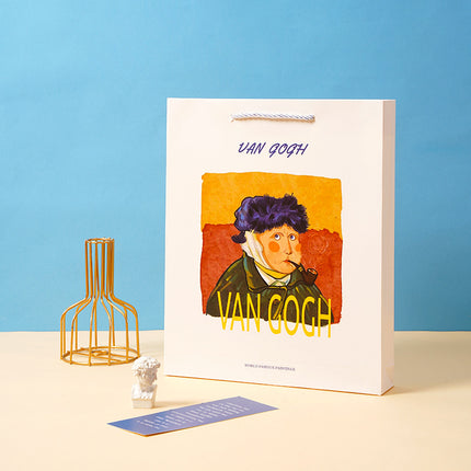 European and American Style Oil Painting Handbook Set Creative Van Gogh Monet Gift for Students Art Handbook Notepad Gift Box