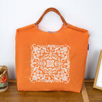 Orange·hawaii square scarf (excluding shoulder straps) / Medium