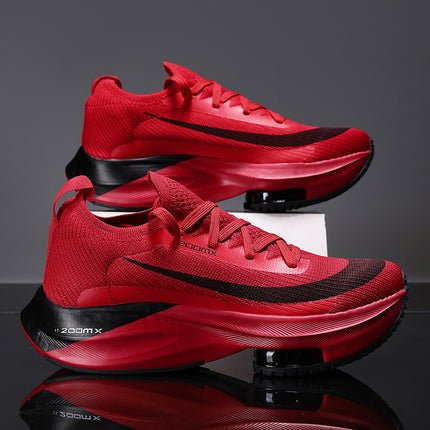 2025 Cross-Border Large Size Men's Shoes Ultra-Light Autumn Thick-Soled Casual Sports Shoes Versatile Ins Couple Leather Shoes