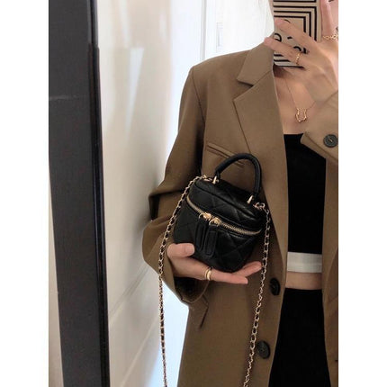 High-End Mini Quilted Chain Chanel-Style Bag for Women, 2026 New Fashion Texture Niche Shoulder Crossbody Bag