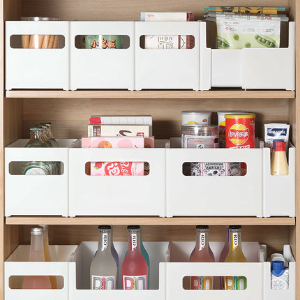 Cabinet Storage Box Snacks Sundries Pot Storage Household Organizing Box Kitchen Drawer Desktop Right Angle Storage Box