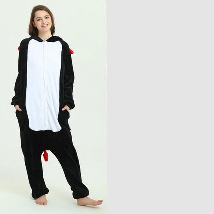 Cross-Border Cartoon One-Piece Flannel Pajamas, Animal Children's Parent-Child Performance Costumes, Dinosaur, Pegasus and Unicorn