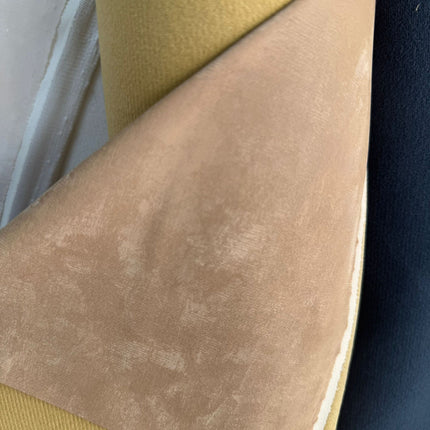 Pu Imitation Cotton Velvet Leather Material with a Velvet-Like Feel for Shoes, Bags, Phone Cases, and Leather Fabrics. Matte Finish. Manufacturer's Ready Stock for Shoe Use