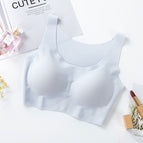 (Round neck) light blue / M