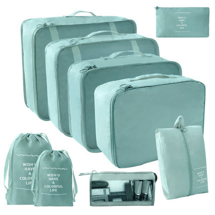 Factory direct travel portable waterproof and dustproof storage bag seven-piece clothing packaging multi-grid finishing bag large capacity