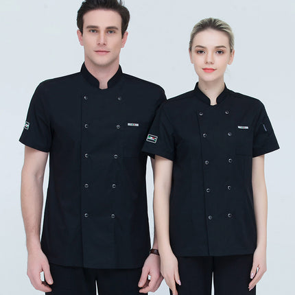Wholesale Restaurant Chef Work Clothes Long Sleeve Autumn and Winter Catering Hotel School Canteen Special Kitchen Labor Protection Clothing
