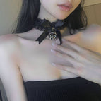 Black neck ring bell