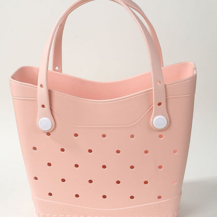 2025 Summer New EVA Hole Bag Casual Women's Handbag Beach Pet Bag Wear-resistant in stock Tote Bag