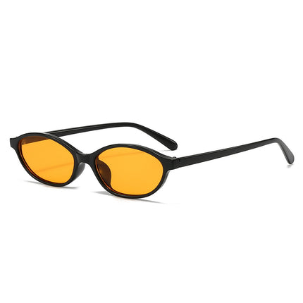 Kufang new retro oval frame small frame sunglasses cross-border tide sunshade glasses fashion travel sunglasses