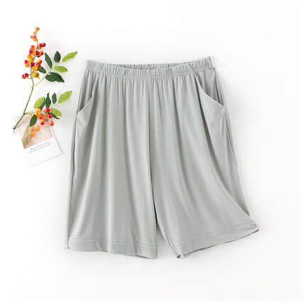 [Qingdao Jishuang Knitting] Women's Mulberry Silk Homewear Shorts Pajamas Modal Thin Pajamas Five-Point Pants Summer