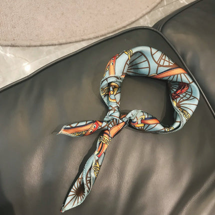 Explosions Spring and Summer 50x 50cm Small Square Scarf Women's Scarf South Korea Professional Small Scarf Varied Decorative Printed Scarf