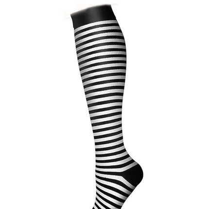 Cross-border calf compression socks sports stockings Amazon compression socks European and American pressure calf socks riding thin leg socks