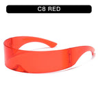 C8-red frame red film
