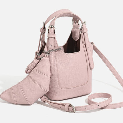 Bucket Bag, Vegetable Basket Bag, Women's 2026 New Casual Versatile Commuter Handbag, Small Shoulder Crossbody Bag, Croissant Bag