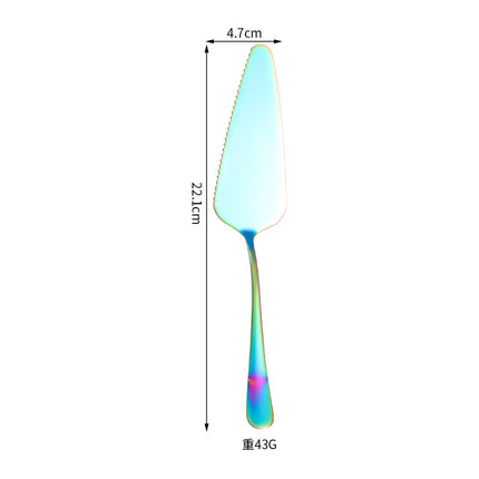 Cross-border Stainless Steel Cake Knife Shovel suit Kitchen Pizza Cutter Creative Baking Household Cream Shovel Knife Gift Box