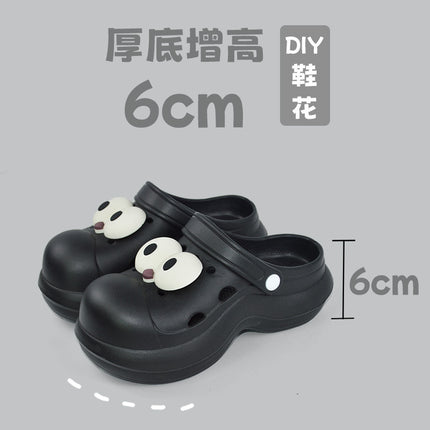 Qida Shun Outdoor Clogs for Women, High-Heeled Sandals for Girls, Beach Shoes, Summer DIY Garden Shoes