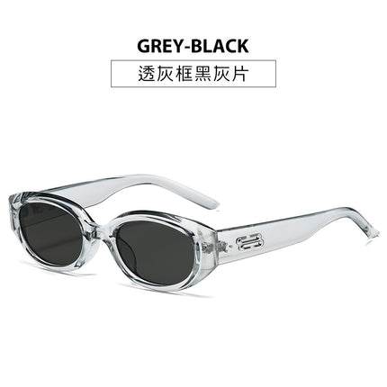 Retro Black Frame Rice Nail Irregular gm Cat's Eye Sunglasses Men's 2025 New Fashionable Street Photoshoot Sunglasses Women's High-end Sense