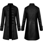 Jacquard medieval men's clothing [black]] / S