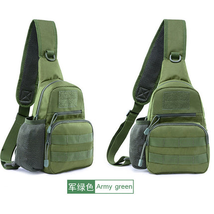 Men's Riding Outdoor Sports Bag Casual Shoulder Kettle Hanging Bag Portable Tactical Army Camouflage Water Bottle Chest Bag
