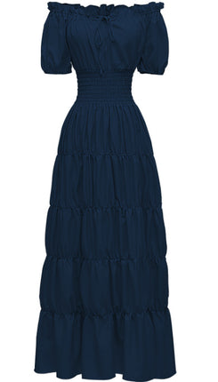 Spring 2025 Medieval Literary Retro dress Stage Dress Cocktail Party Evening Dress