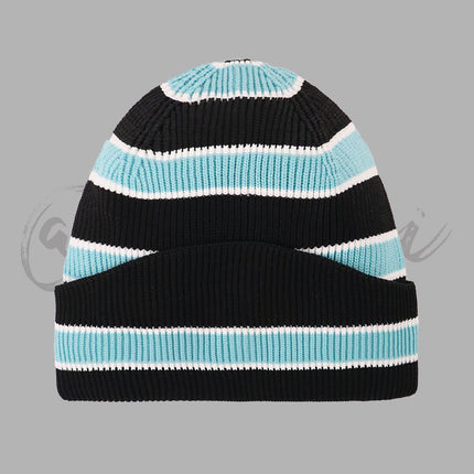 New Four Seasons Flying Woven Men's and Women's Knitted Hat Big Head Wai Cold Hat Men's European and American temu Lazy Style Hat Warm