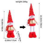 C2-7 red hat red leg telescopic snowman