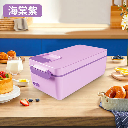 Cross-border Explosions Heating Insulation Lunch Box Rechargeable Office Student Bento Box Wireless Water-free Electric Heating Lunch Box