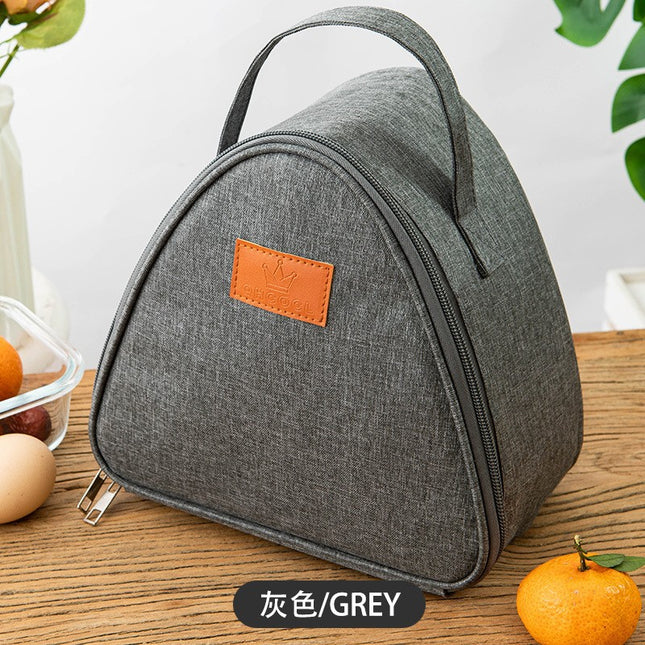 New Japanese style large rice ball insulation bag triangle lunch bag egg breakfast bag in stock wholesale insulation bag