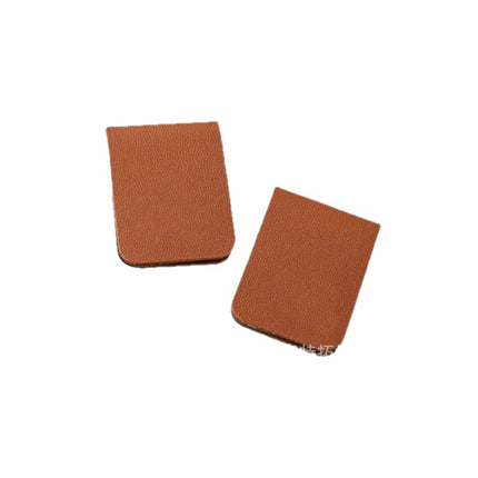 in stock Dopamine Color Magnetic Leather Bookmark Square Magnetic Bookmark Graduation Gift Bookworm Reading Pagination Clip