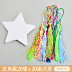 20 five-pointed star bookmarks (20 random tassels sent)