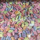 Mixed colors randomly / 62 flowers 8*11mm 0.5kg about 2400 flowers