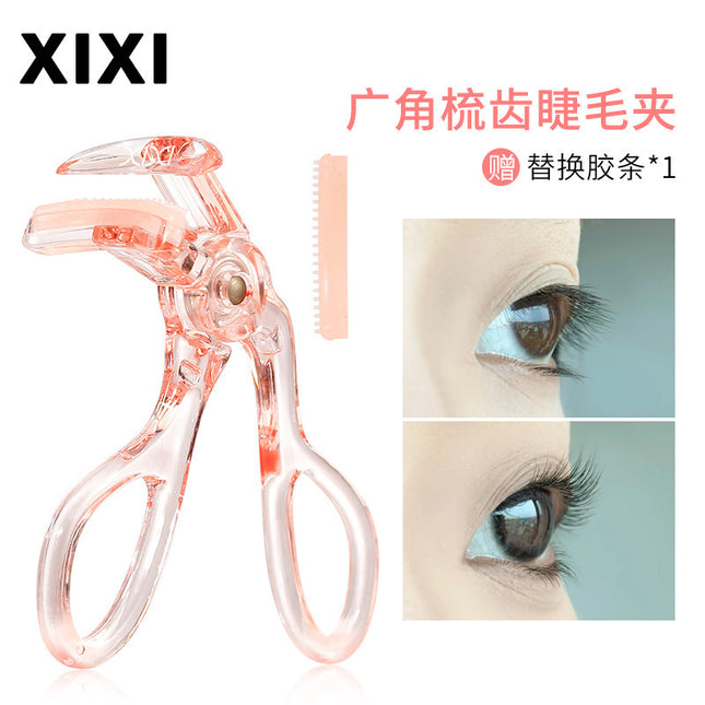 Xixi One-Clip Curling Comb Eyelash Curler Natural Curling Long-Lasting Makeup Domestic Sunflower Eyelash Curler